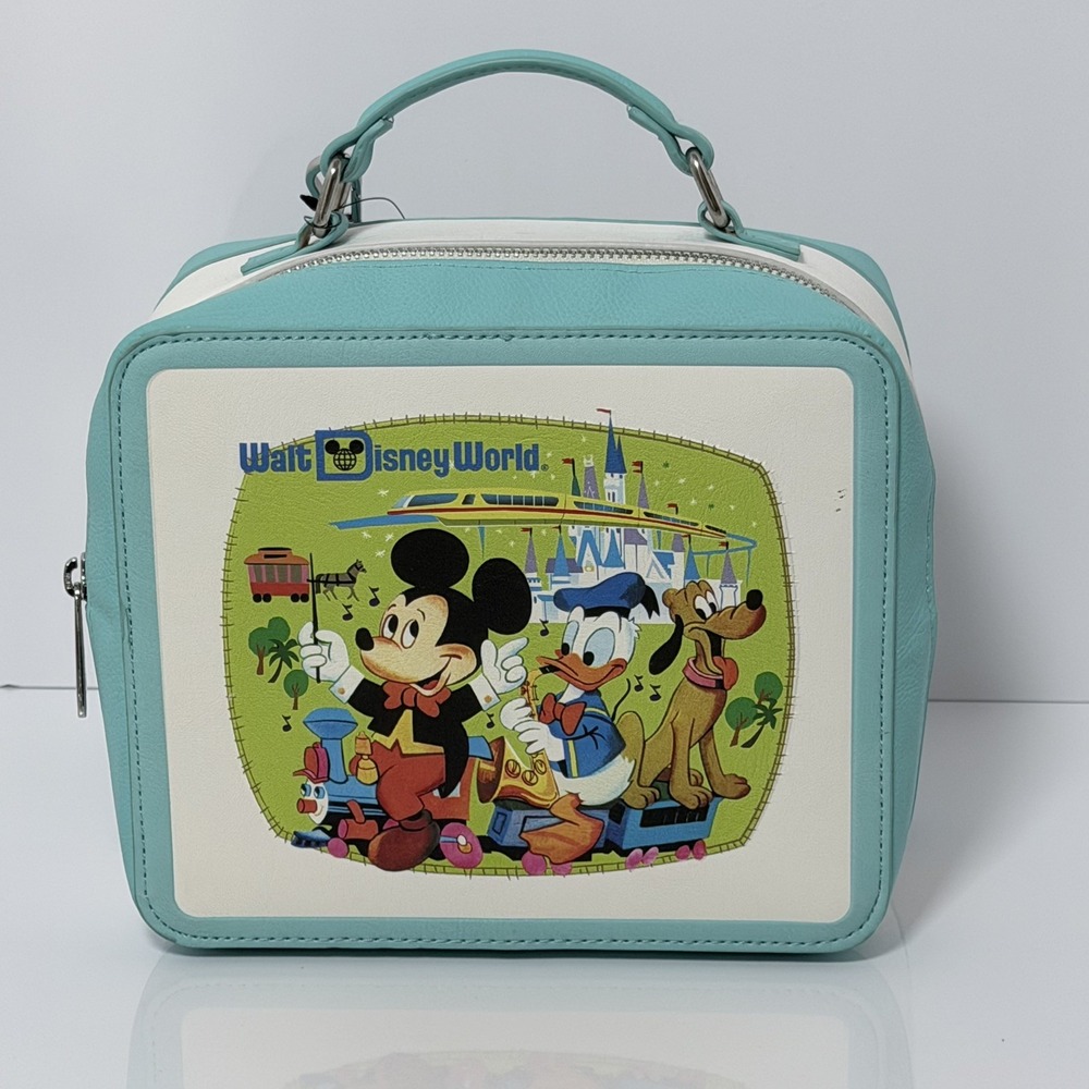 Loungefly Disney Walt Disney World 50th Anniversary Mickey Friends Lunchbox Bag
